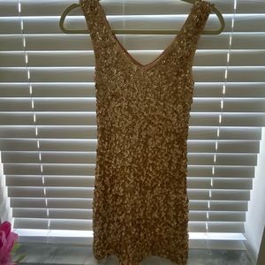 NWT Gold glitter dress